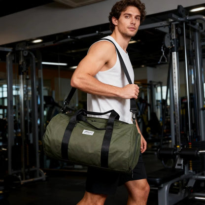 BE SMART Waterproof Men'S Gym Bag with Shoe Compartment, Lightweight Large Duffel for Travel, Sports & Fitness (Olive Green)