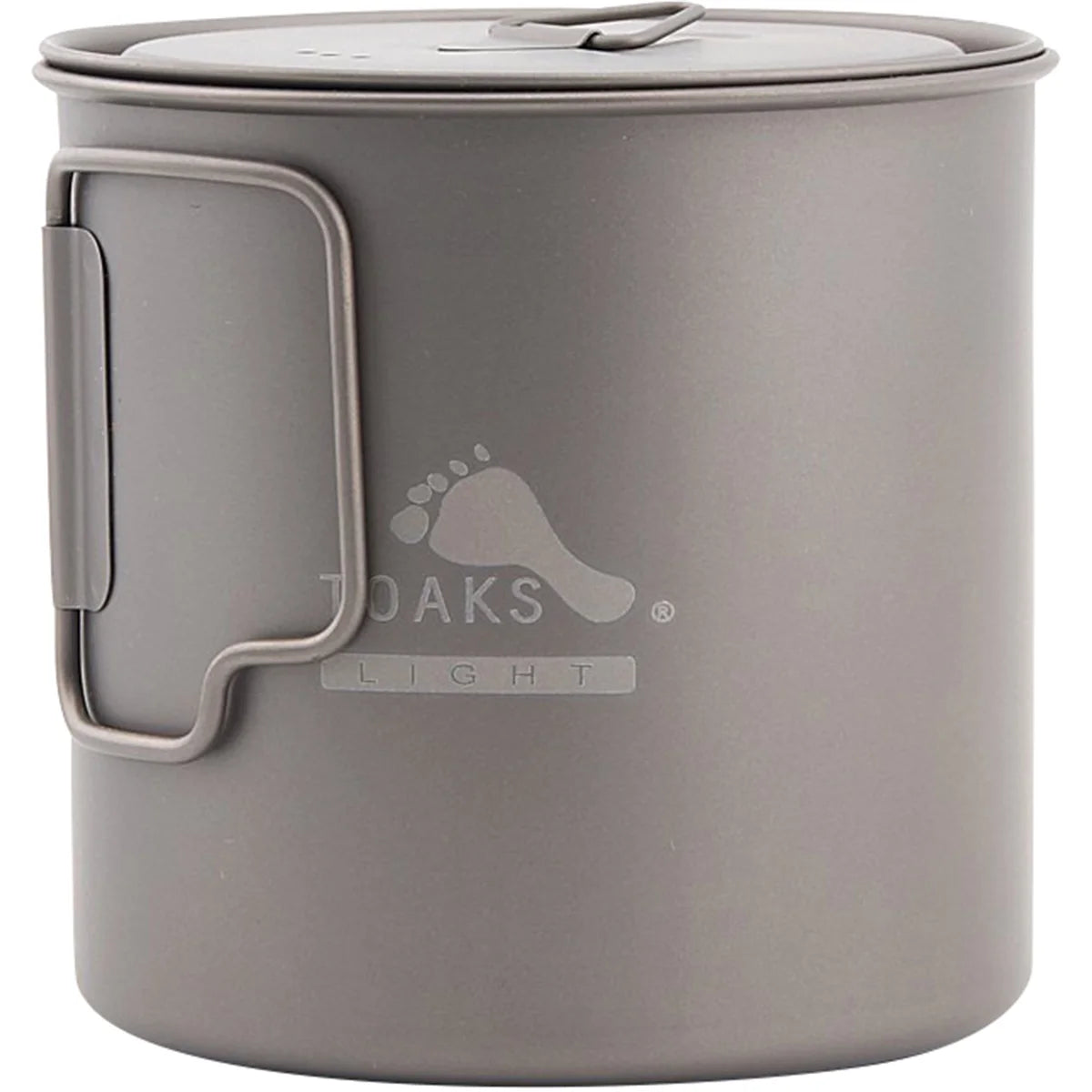 Light Titanium 650Ml Outdoor Camping Cook Pot POT-650-L