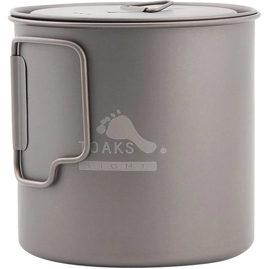 Light Titanium 650Ml Outdoor Camping Cook Pot POT-650-L